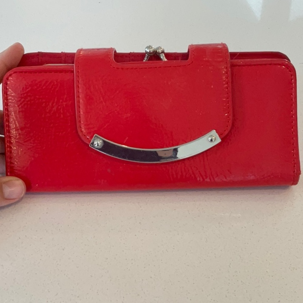 Red wallet/clutch